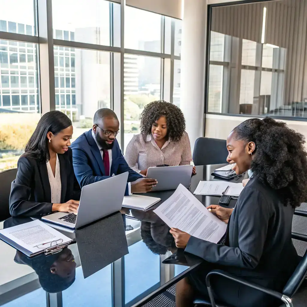 Team reviewing Social Security DIsability claims.
